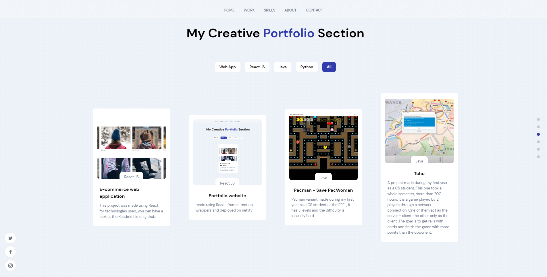 First Portfolio Website
